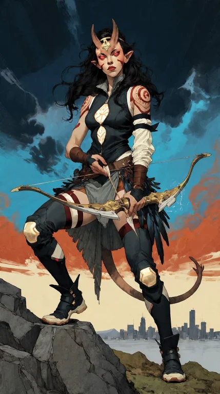 Bradhamel Art Style. Kanerahpfkm, Black Long Waivy Hair, Red...