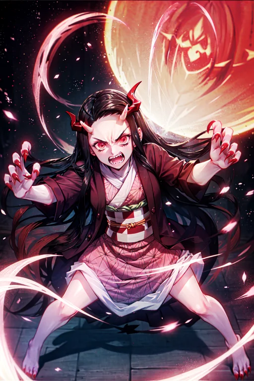 Masterpiece, Best Quality, 1girl, Kamado Nezuko, Demon Kimet...