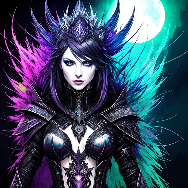 Digital Art Of Fantasy Warlock, Highly Detailed, By Carne Gr...