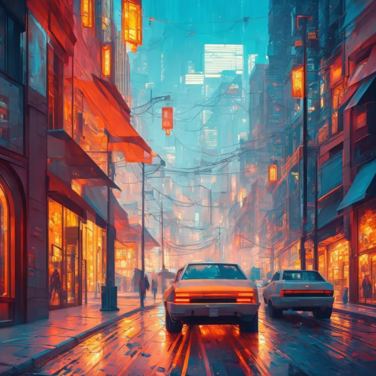 A City Street, Art By Dgtlv2