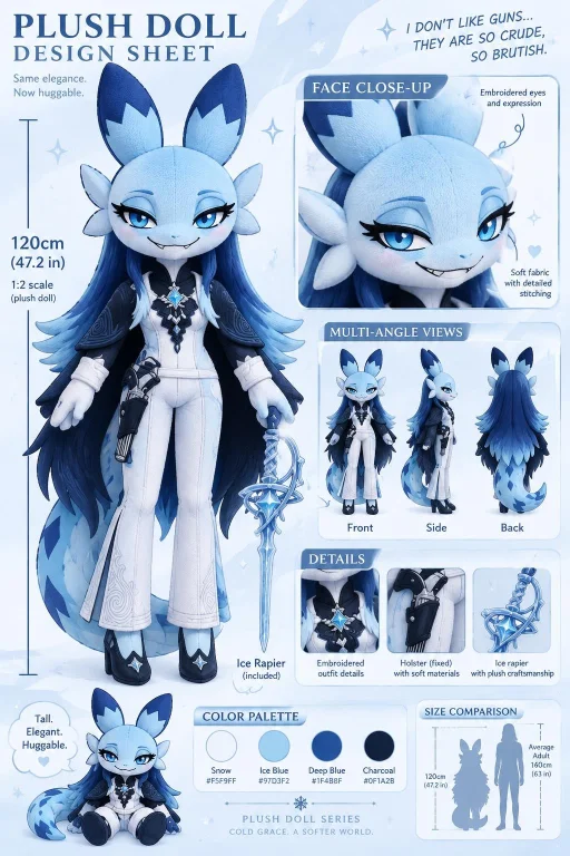 Use Image1 As The Character Reference And Create One Polishe...