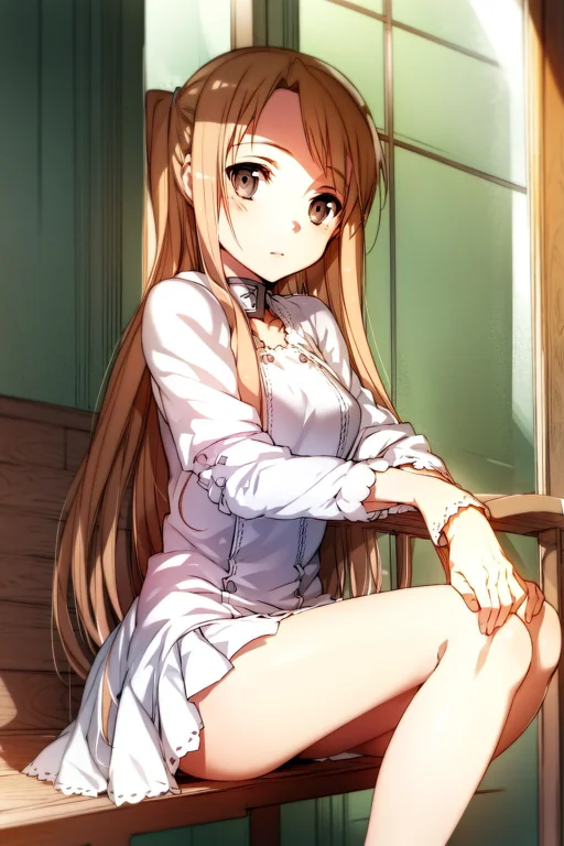 Masterpiece, Best Quality, 1girl, Sitting, Good Legs, Good H...