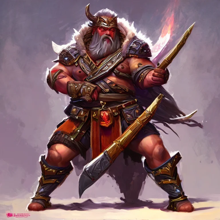 A Native American Viking Barbarian Warrior From World Of War...