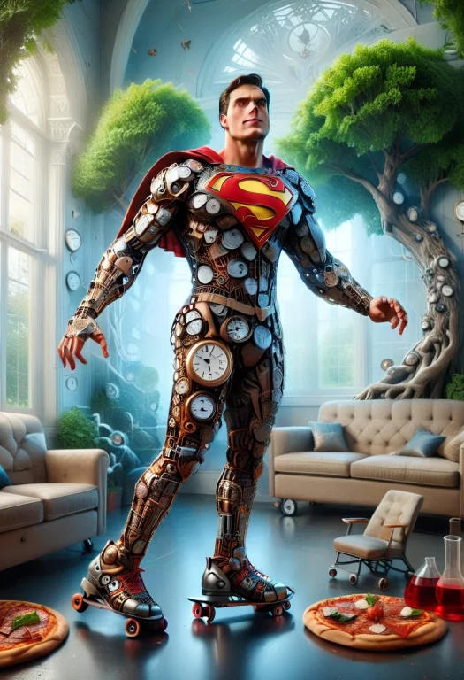 Clockstyle, Pizza2, Rolling Skates2, Superman2, Anatomically...