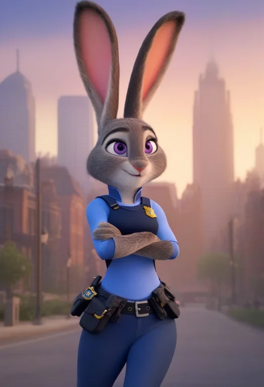 1girl, Jxdhxps Character, Judy Hopps Zootopia,rabbit Girl, F...