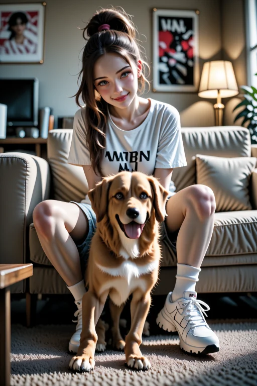 Loralcmloraweightssd151 A Young Woman Sitting On The Floor I...