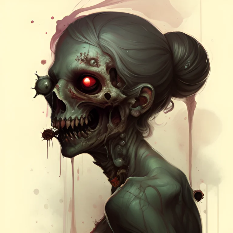 Last-of-us-0-13, Art Horror By Apterus, An Infected Woman Mi...