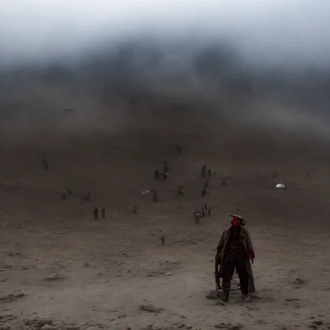Photo, Steampunkcyberpunk A Zombie Outbreak In Antarctica Lo... — Stable Diffusion AI Prompt: photo, [steampunk|cyberpunk] a zombie outbreak in antarctica 