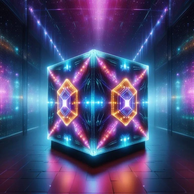 Led, Colorful Led Lights, A Regal Translucent Gelatinous Cub...