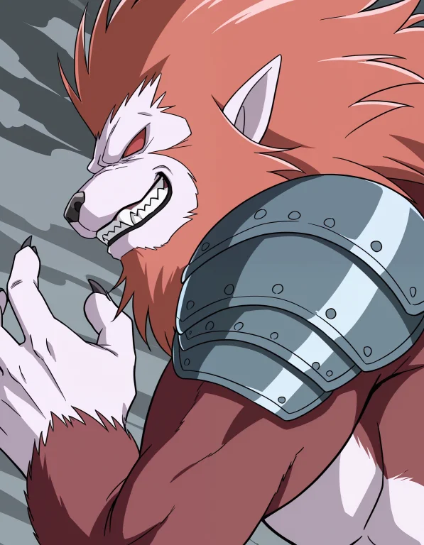 1boy, Solo, Male Focus,ppzwerelion, Teeth, Pointy Ears, Red...