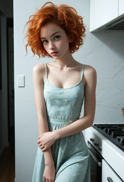 Woman, 25yo, Pretty , Blushing, Shy, Embarrassed, Solo, Mess...