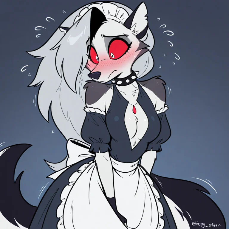 Masterpiece, Best Quality, Solo, Blushing, Loona, Anthro, Ic...