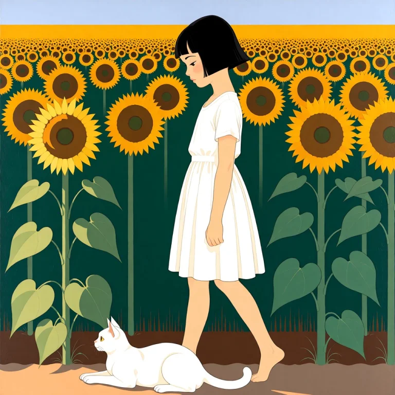Art Deco Style. A Thickly Painted Oil Painting. A Young Girl...