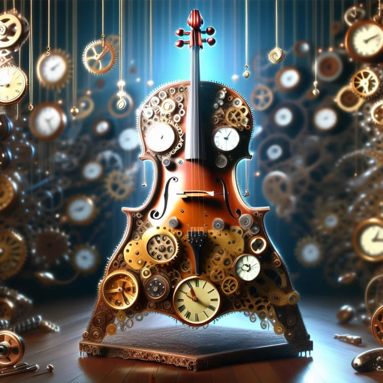 A Cello Built From Clockwork Anatomy, Instrument Body Crafte...