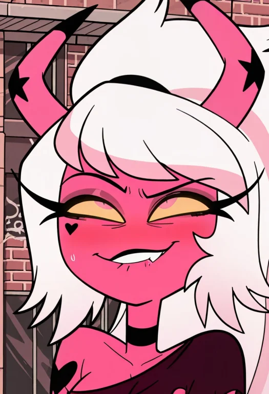 Imverosika, Verosika, 1girl, Demon Form, Colored Skin, Horns...