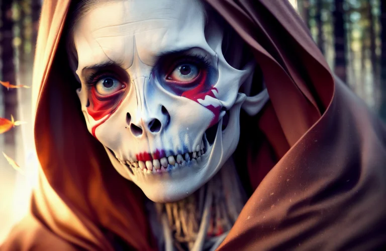 Award Winning Photo Photo Of A Red Riding Hood, Style-necrom...