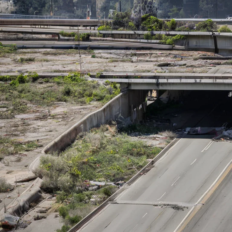 The 101 Freeway In Los Angeles Ruin768