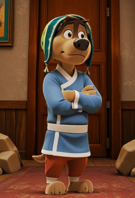 Bodi, Rock Dog, 1boy, Furry Male, Dog, Tibetan Mastiff, Brow...