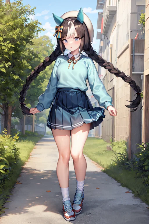 Masterpiece, Best Quality, Hukko Tarumae Umamusume, Full Bod...