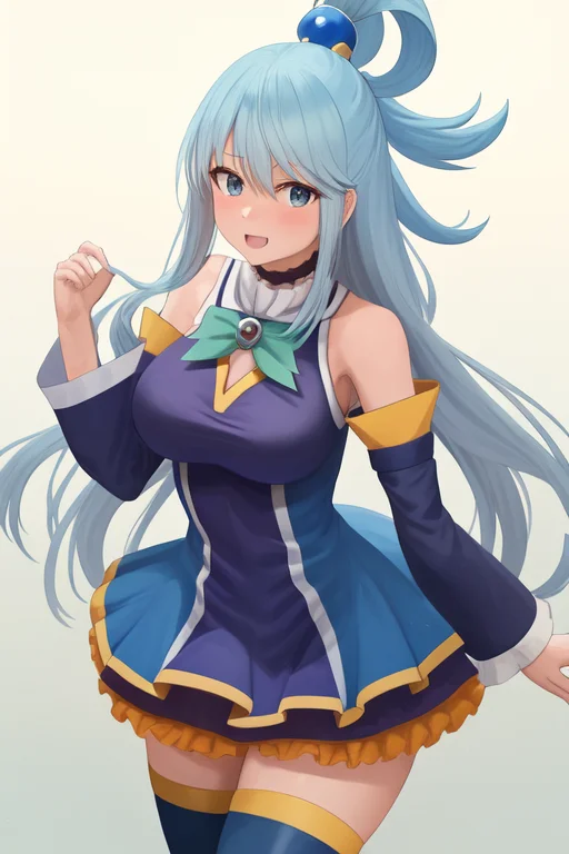 Aqua Konosuba, 1girl, Hyperneteverything1, Best Quality, Hig...