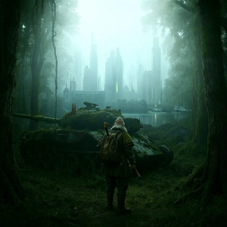 A Cinematic Photorealistic Scene In A Mysterious Ancient For...