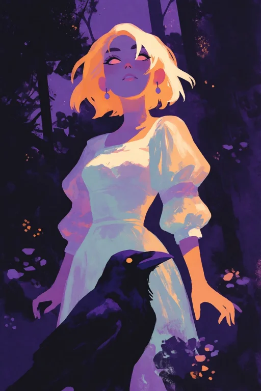 Incase Style, Stylized Illustration, Brush Strokes, Sunshine...