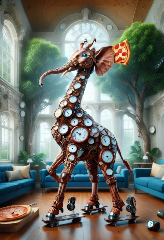 Clockstyle, Elepant2, Anatomically Correct3, Indoors2, Backg...