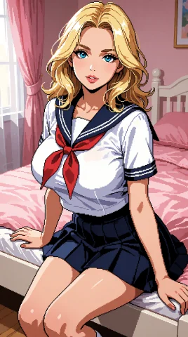 The Image Should Be A Vibrant Anime-inspired Illustration Ch... — Stable Diffusion AI Prompt: The image should be a vibrant anime-inspired illustration characterized by bold,...