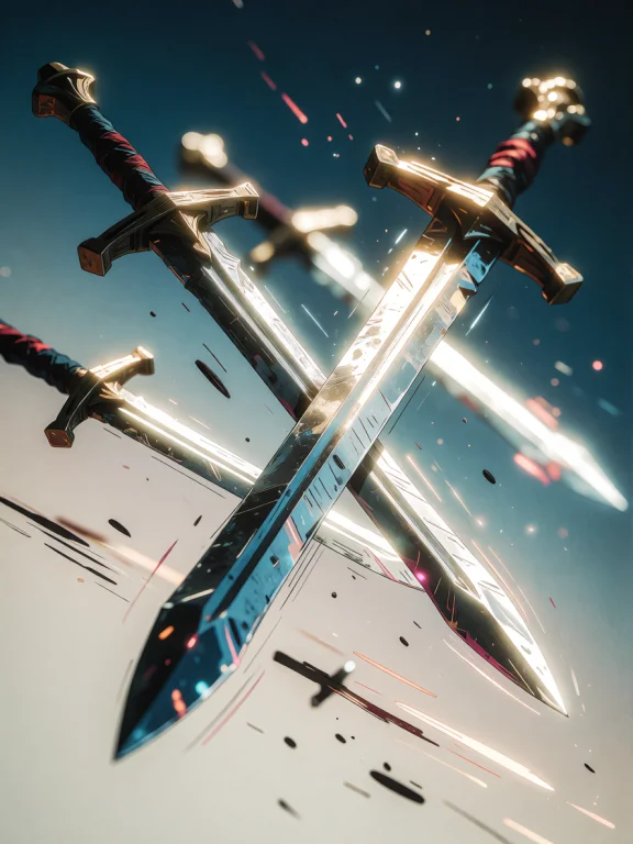 Animated Flying Swords