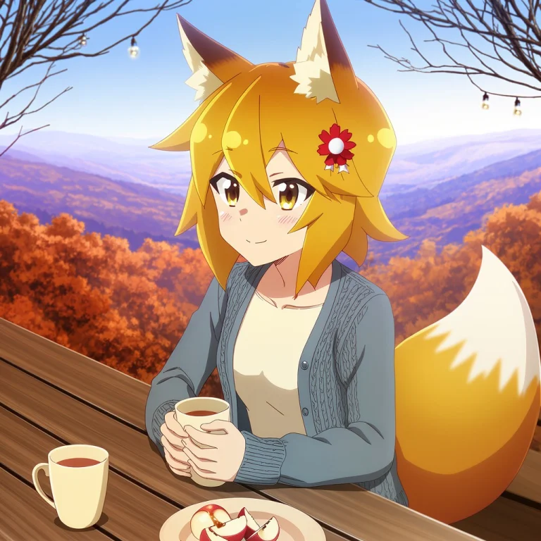 Senkosan Cel-shaded Anime Illustration Of Senkosan With Her...