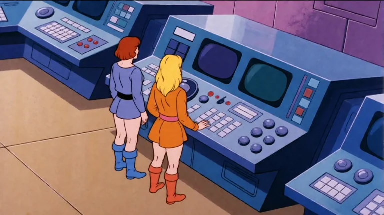 Hmnandmstr21985, Two Figures With Distinct Hairstyles And Co...