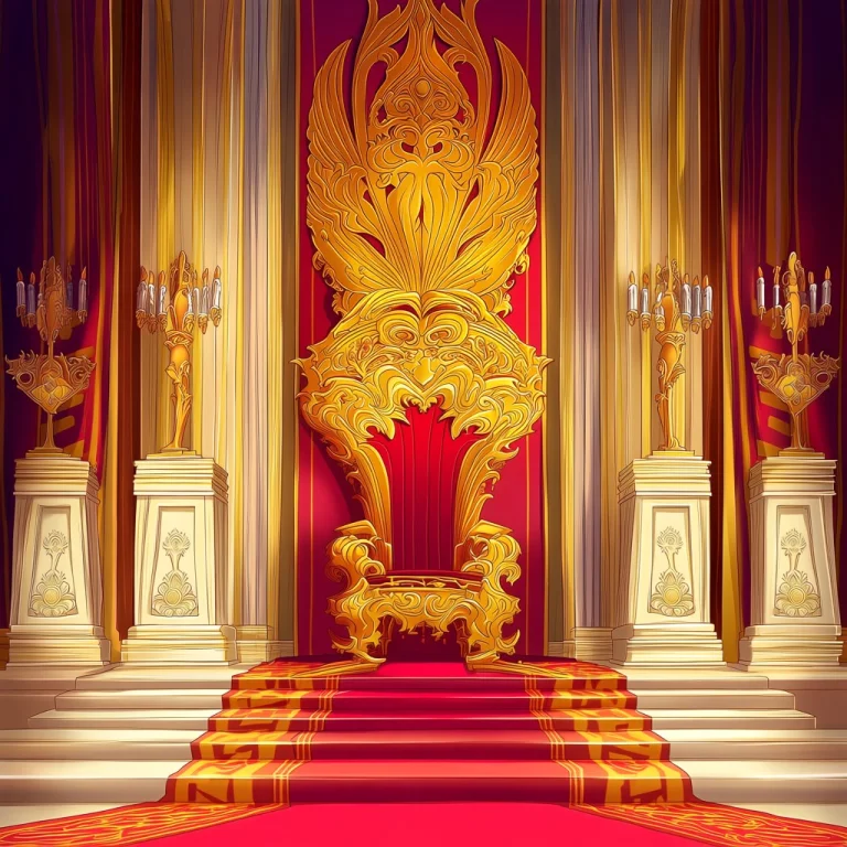 Aeloriadivineworld, Throne, Chair, No Humans, Stairs, Indoor...