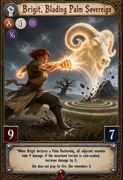 The Theme Of The Infographic Is A Low-fantasy Trading Card G...