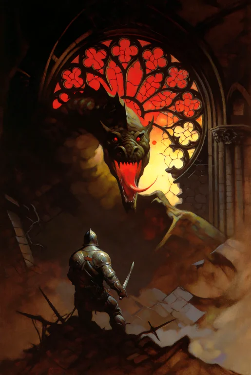 Loraaraminta-krea2-s-frankfrazetta50001,artwork By Frank Fra...