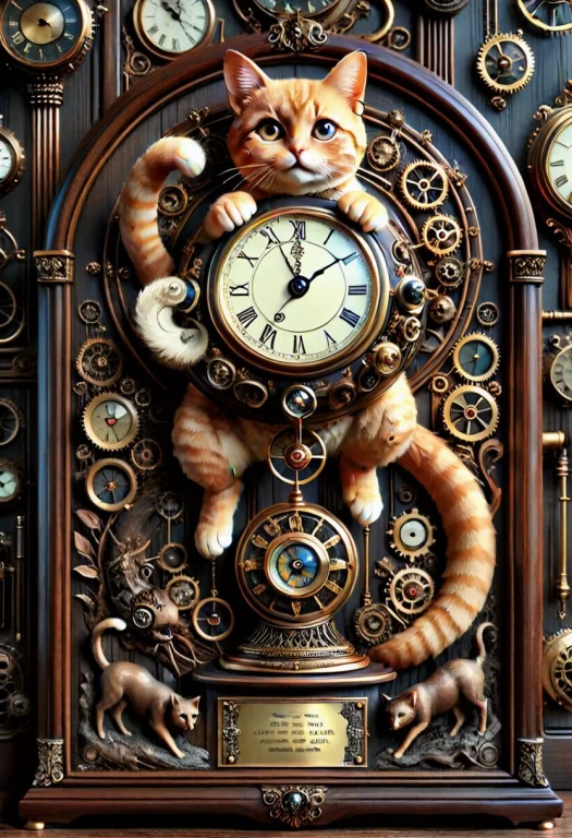 A Mesmerizing Spherical Orb Formed From Intricate Clockwork...
