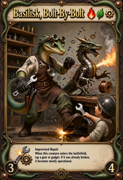 The Theme Of The Infographic Is Basilisk Gadgeteer, A Funny,...