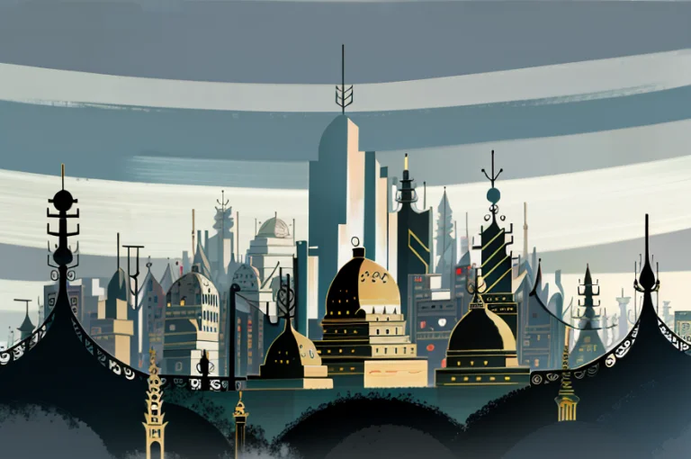 Cityscape, In The Style Of Lorajackscape1