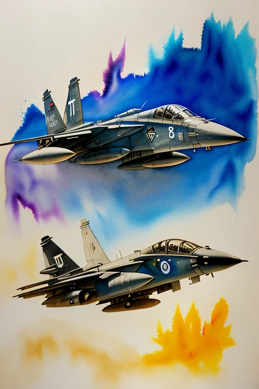 By Drew Struzan, Rough, Gritty, Loose Watercolor Painting, P...