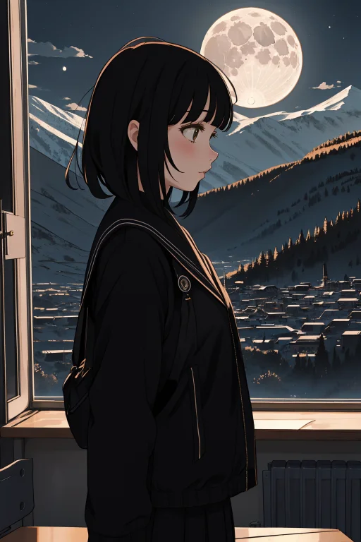 1girl, Lorachikuwabu1 Chikuwabu, Stylized, Landscape Of A Cl...