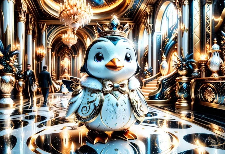 Masterpiece, Best Quality, Ultra Detailed, Porcelain  Gold,...
