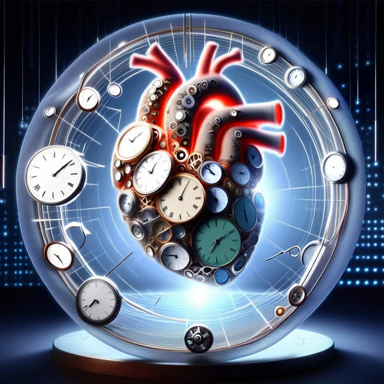 Die Uhr Des Lebens Ist Ein Bildlicher Vergleich, Der Die 4 M...
