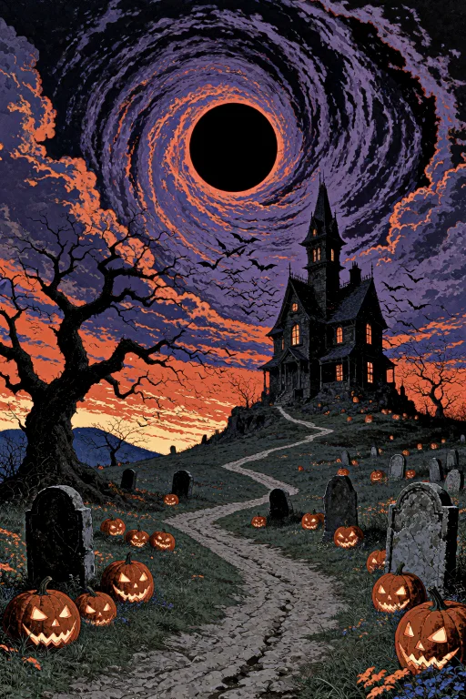 Velnari, , A Winding Stone Path Leads Through A Spooky, Atmo...