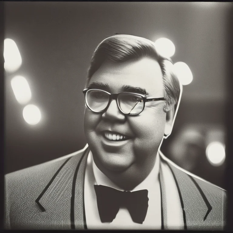 Medium Shot Candid Photograph John Candy0.8 Wearing A Fancy...