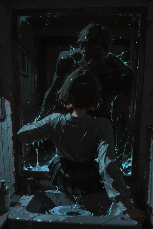 Masterpiece, Best Quality, Anime, From Behind, Above, At A D...
