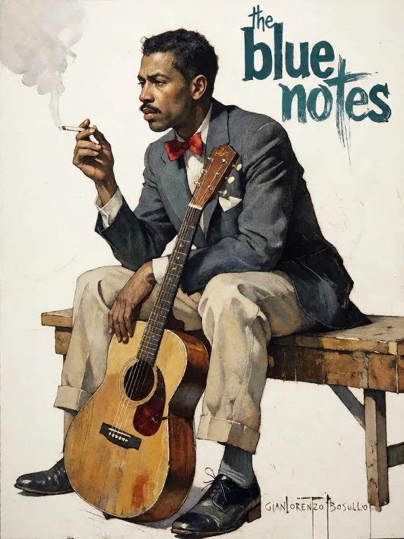 Bradhamel Art Style. A Black Man With Short Dark Hair And A...
