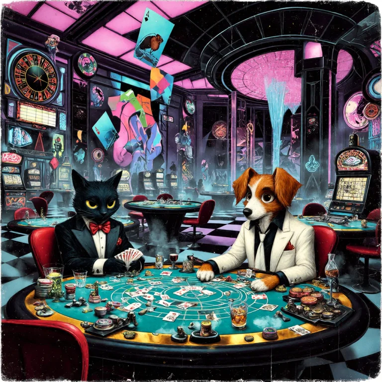A Highly Detailed Surreal 1980s-inspired Artwork Depicting A...