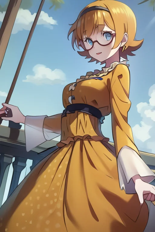 Lotte Jansson, Yellow Dress, Masterpiece, Best Quality