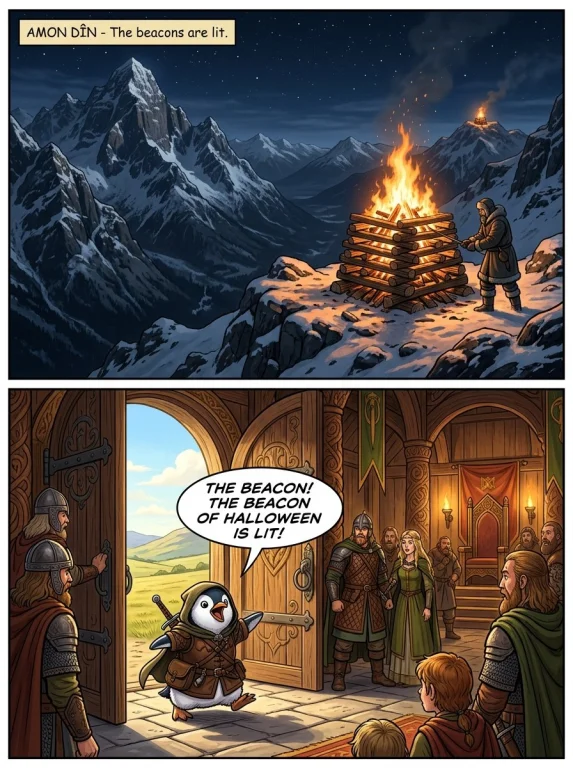 Draw For Me A 2 Panel Comic Image. The First Panel Is Realis...