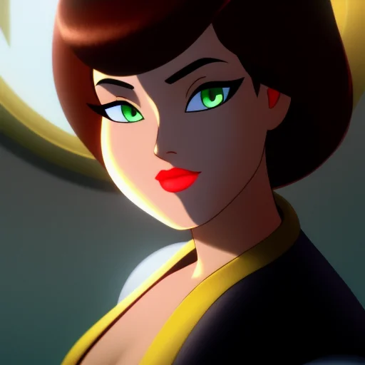 Sexy Cute Brunette, Mix Of Batmantheanimatedseries And Clone...