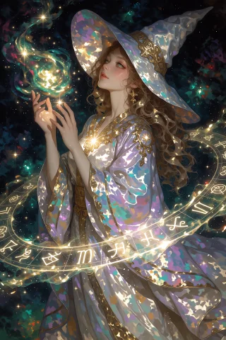 A Breathtakingly Ethereal Close-up Portrait Of A Serene Youn... — Stable Diffusion AI Prompt: A breathtakingly ethereal close-up portrait of a serene young woman with long, f...
